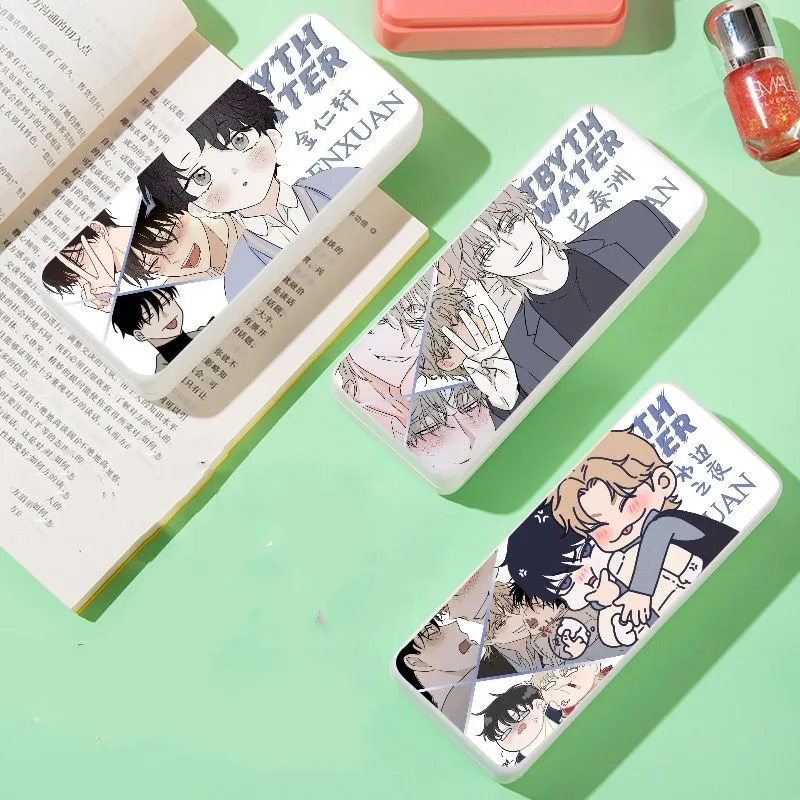 

Чехол для очков NightbytheWater, чехол с рисунком в стиле аниме для женщин, необычный мужской чехол для хранения очков, Чехол для очков