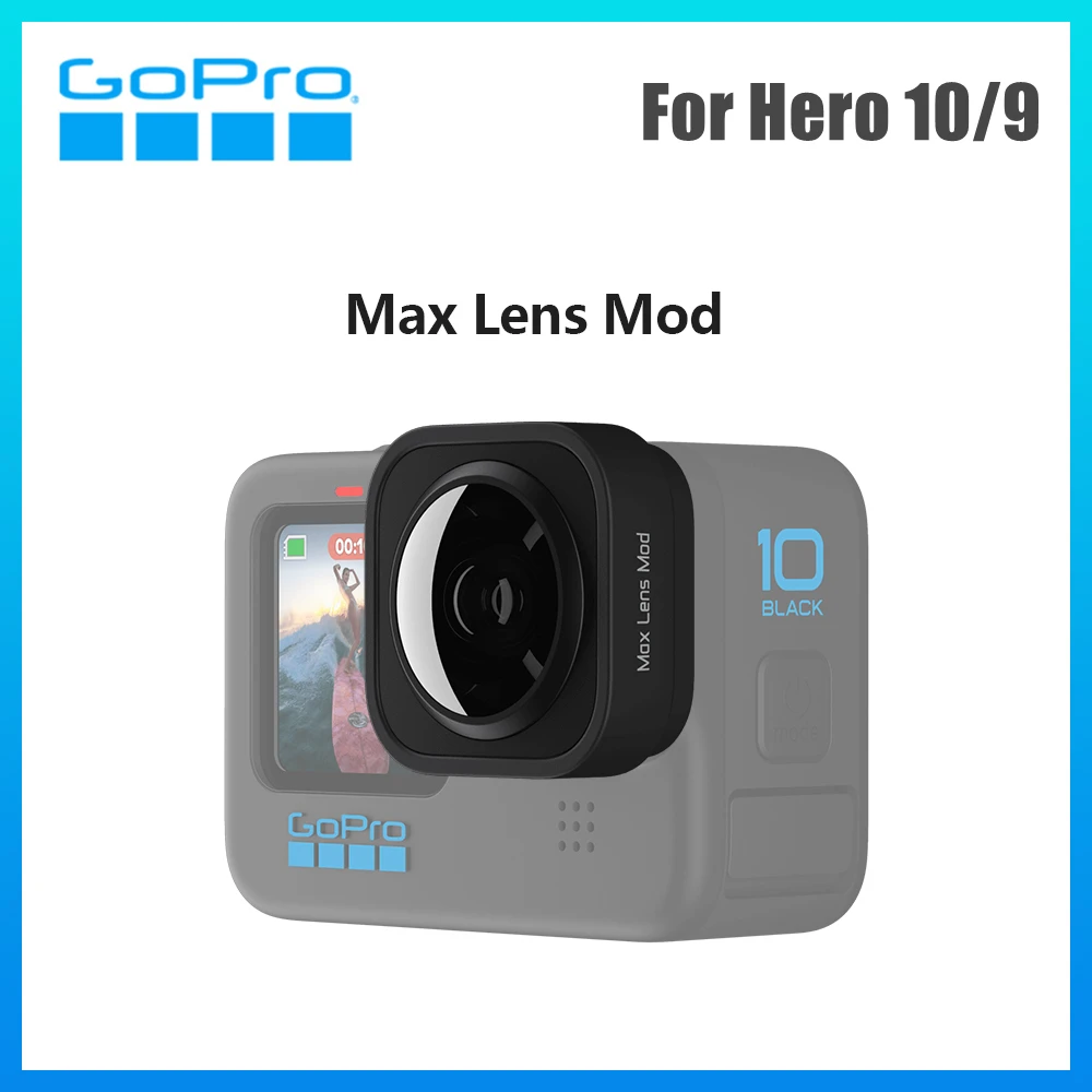 desbloquear pulgada En necesidad de GoPro Max Lens Mod para HERO 11 10 9 Ultra Wide155 ˚ FOV perspectiva  mejorada y profundidad mejorada de campo accesorios originales| | -  AliExpress