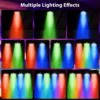 Yiflamefly 4Pcs 20W 36LED Par Lights RGB Stage Lights with Wireless Remote Sound DMX512 DJ Light For Party Stage Effect Lighting 2