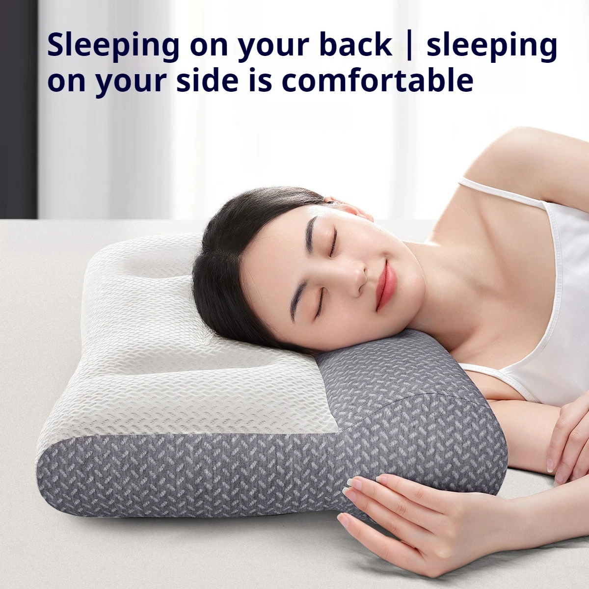 Can be heated Neck Pillow Repair Cervical Spine Dedicated Neck Protection Cervical Physiotherapy For Sleep Height adjustable 4