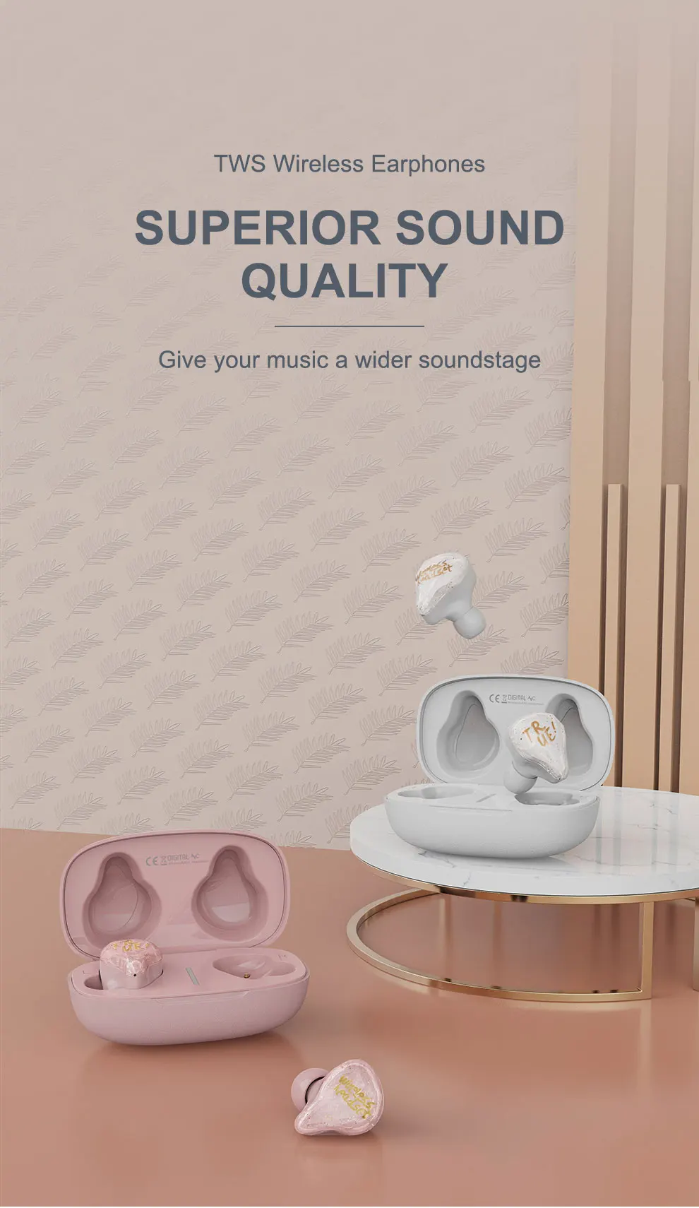 Bluetooth 5.0 Headphones Sport Music Earphones Deep Bass Wireless Headset Built-in Mic Touch Control main image 1