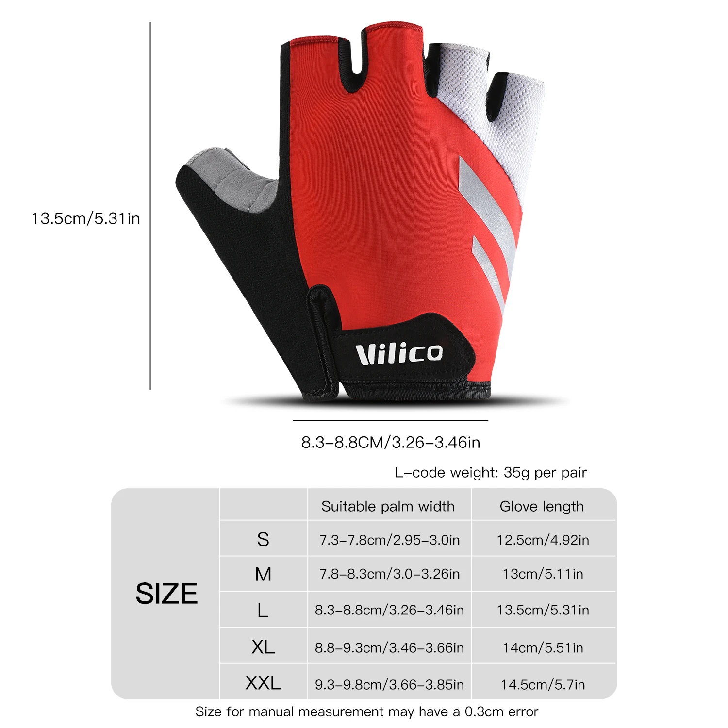 1 Pair Mtb Cycling Gloves Half Finger Sports Gym Gloves for Men Women Non-slip Breathable Bicycle Gloves Ultralight Bike