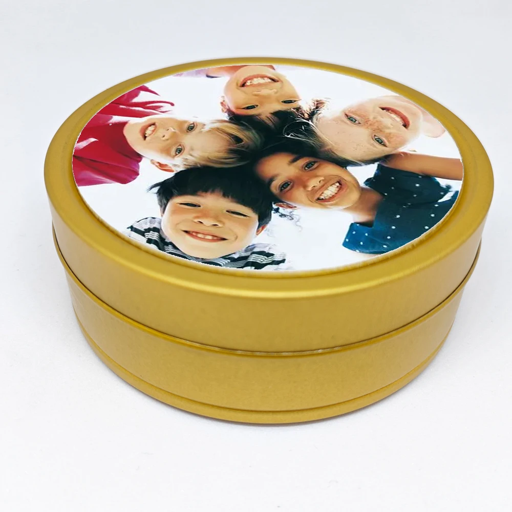 

20 шт./партия, круглые сублимационные коробки для конфет