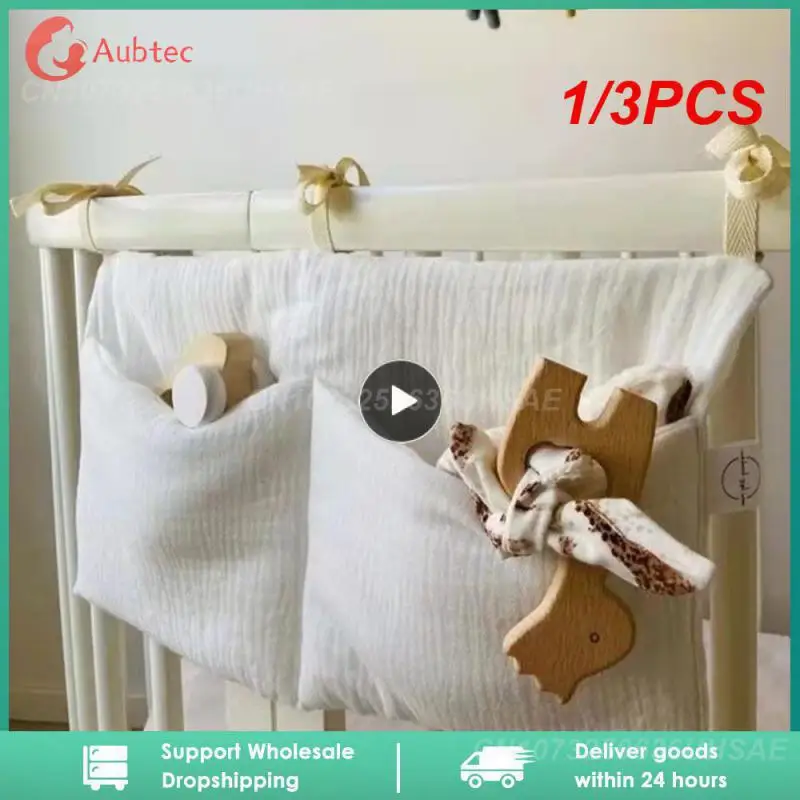 

1/3PCS Multifunctional Baby Diapper Bag Reusable Cute Color Travel Nappy Pouch Soft Cotton Mummy Storage Bag Baby Nappy Bag