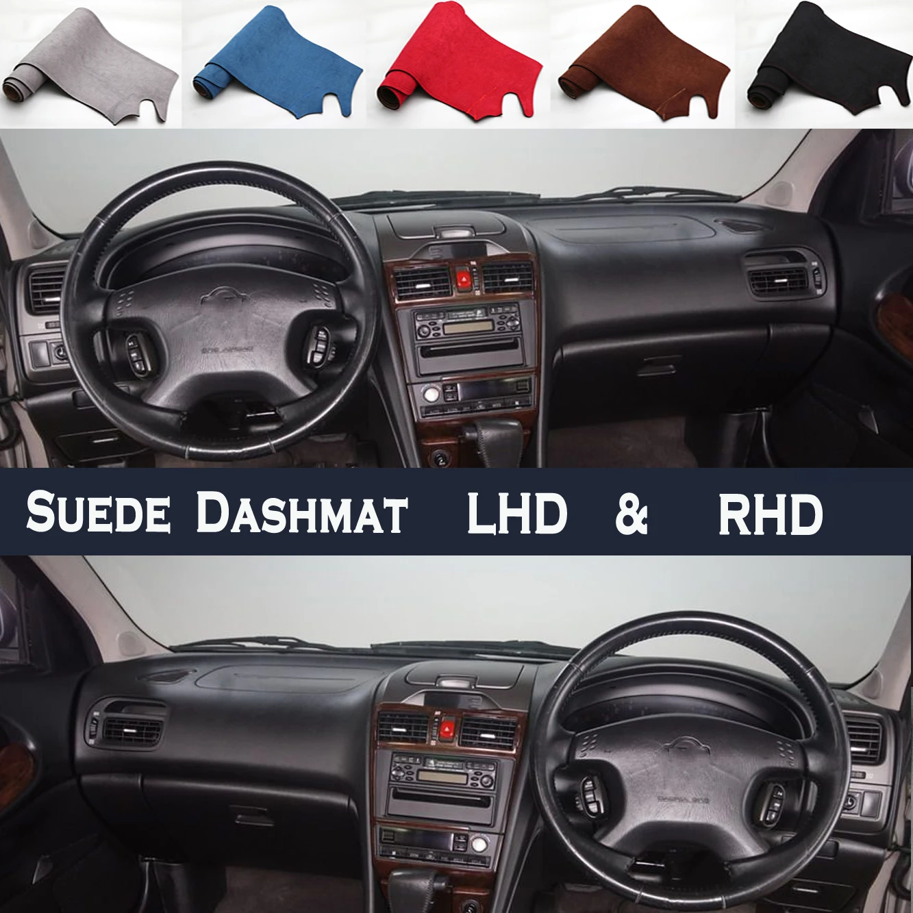 Car Styling Camoscio Dash Mat Covers Dash Mat Dashboard Pad Protector Accessorio Per Nissan Maxima Qx Ti Cefiro Iii A33 J31 2000-2004