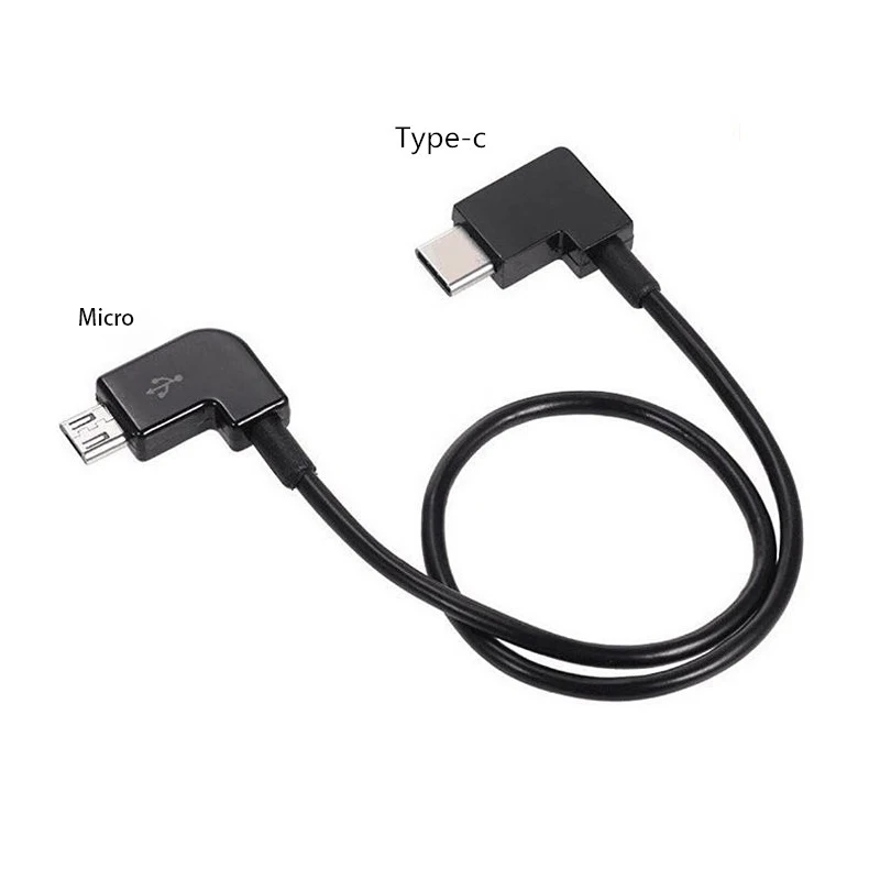 Câble OTG Micro USB vers USB C pour DJI Mavic Mini, iPhone 15 Pro, 16