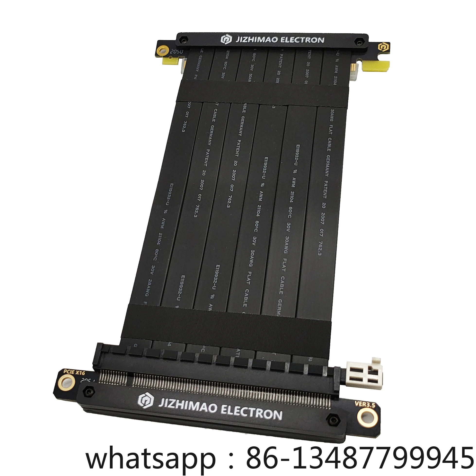 ADT 그래픽 카드 익스텐션 케이블, 4.0 더블 리버스 pcie16x A4 ITX 섀시 K5K39 플래시 체중계