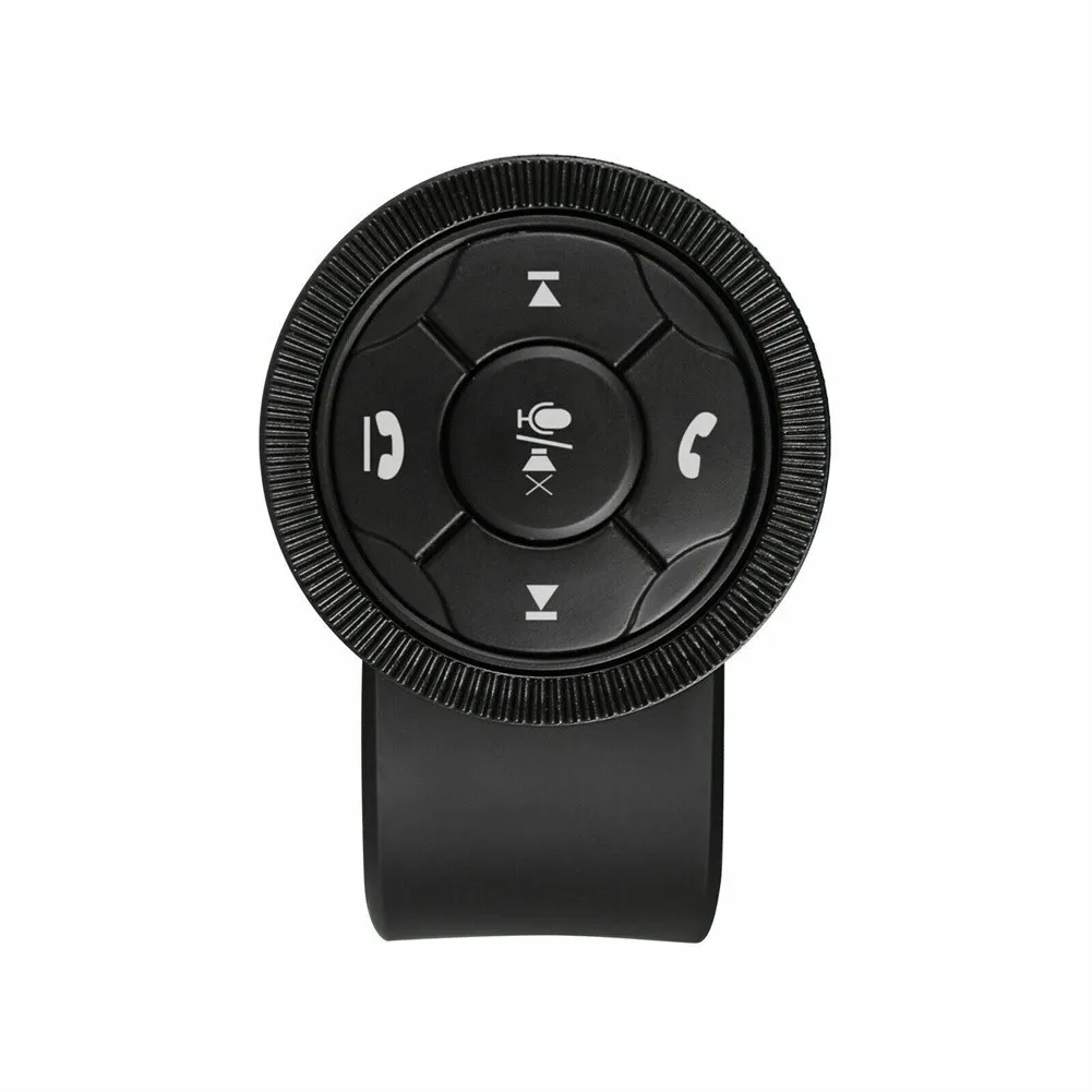 Black Steering Wheel Controller Wireless Phone Media Button Remote Customize Button Steering Wheel Control Car Radio G