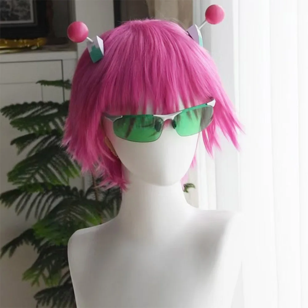 Anime The Disastrous Life Of Saiki K. Cosplay Props Saiki Kusuo Hair Clip With Glasses Green Lens Sunglasses Costume Accessories