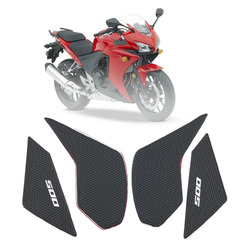 

NEW-For Honda CBR500R CB500F 2019 2020 2021 Motorcycle Anti Slip Tank Pad Gas Knee Grip Traction Side Protector Stickers