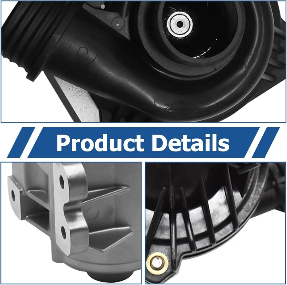 Electric Engine Water Pump Thermostat Replacement for BMW 3.0L L6 Models, Part 11517632426 11537549476
