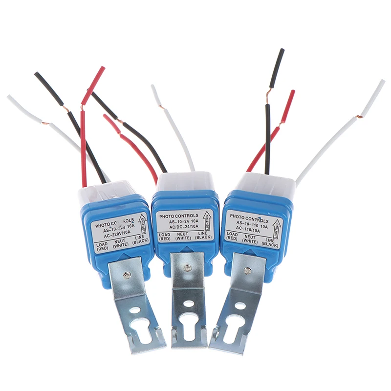 Street Light Switch AC 24v 110v 220v Auto Street Light Switch Night On Day Off Sensor Switches
