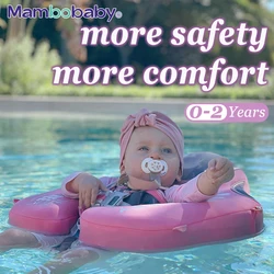 Mambobaby Non-inflatable Baby Swimming Float with Canopy Solid Liner Kid Pool Natation Ring Children Swim Tube Buoy Newborn Toys