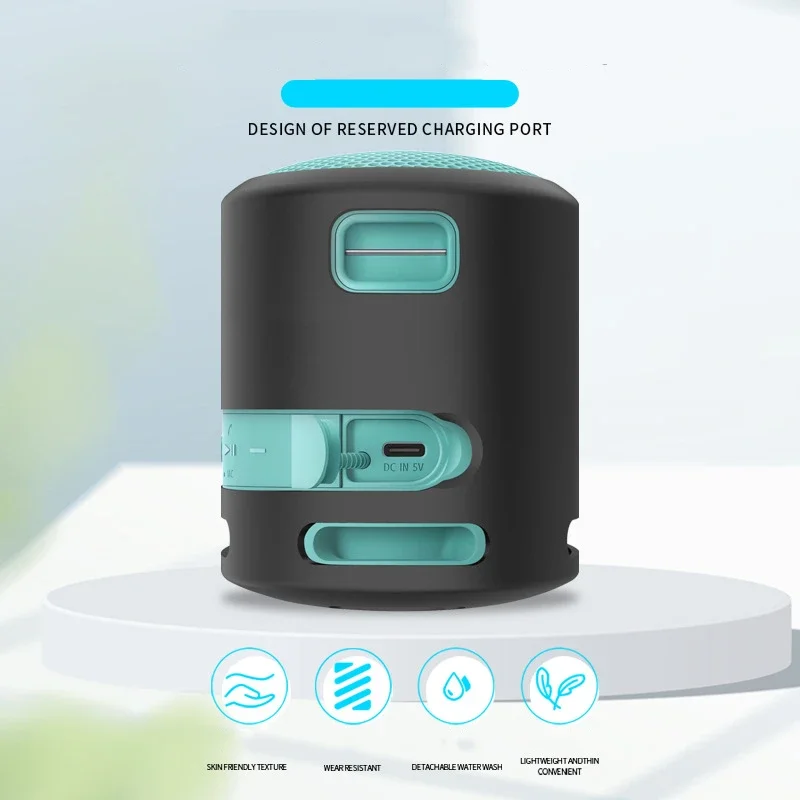 Colorful Silicone Protective Audio Case with Anti-Drop and Dustproof Features