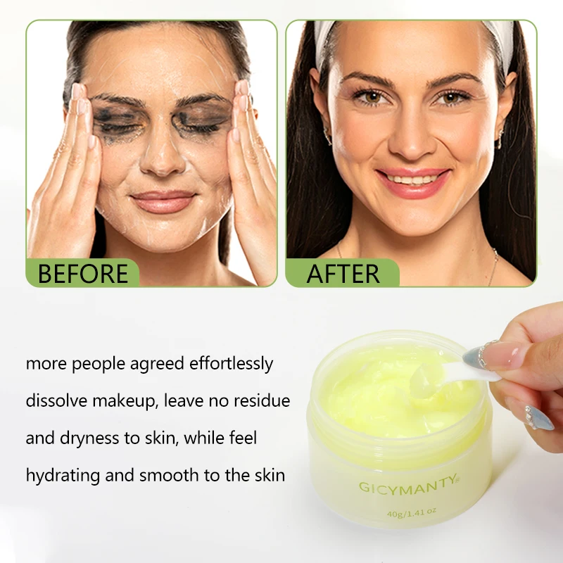 Makeup remover cream deeply cleanses the face, eyes, and lips with a gentle and non irritating makeup remover oil - 6