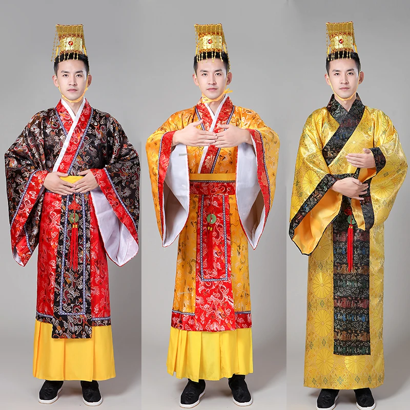 

Ancient Tang Dynasty emperor dragon robe men's clothing prince Han Wu emperor Chu king performance costume