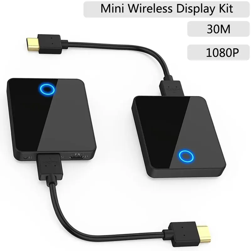 Wireless 30M Extender Trasmettitore Video Ricevitore Per Ps4 Dvd Camera Laptop Pc Game Meeting Live Streaming A Tv Hdmicompatible