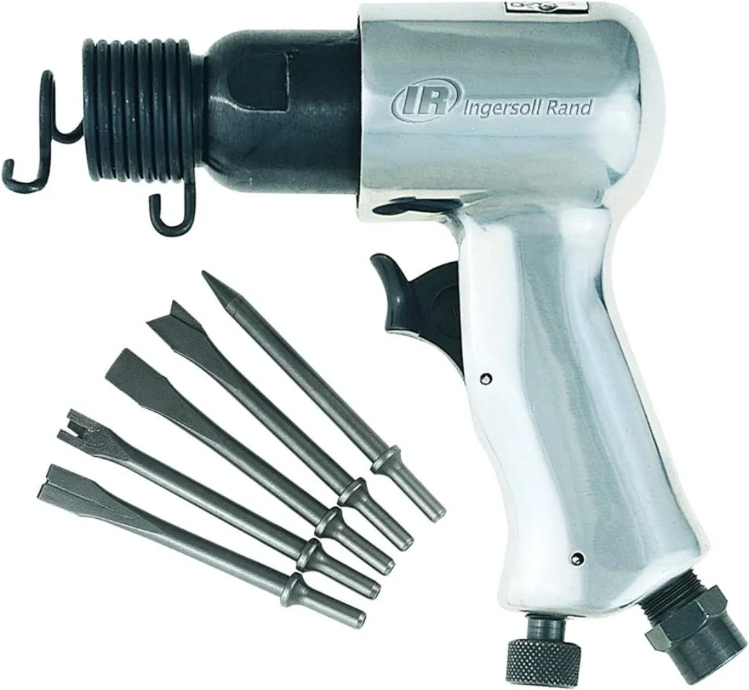 

Ingersoll Rand 115K Air Hammer 5-Piece Chisel Set, 5000 BPM, 1-5/8" Stroke