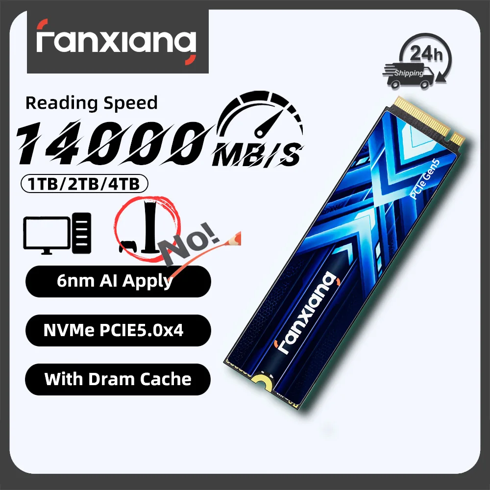 内蔵型SSD Fanxiang S910 Pro M.2 SSD 1TB PCIe Gen 5 Amazon | Fanxiang S910 Pro M.2 SSD 1TB PCIe Gen 5.0 (最大読み出し