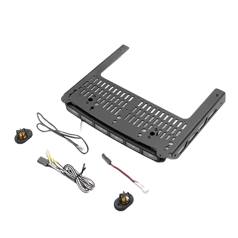 TRX6 ULTIMATE RC HAULER Rc Parts Roof rack + spotlight + warning light 2