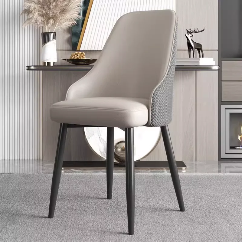 

Contemporary Free Shipping Dining Chairs Designer Beautiful Kitchen Nordic Dining Chairs Beige Luxury Muebles Home Furniture