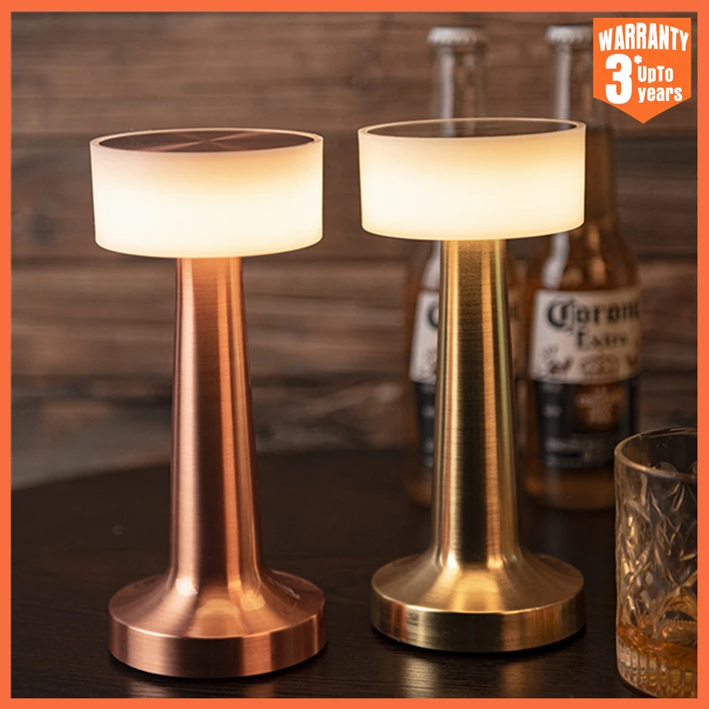 

Table Lamp Touch Sensor Desktop Light Wireless Night Light Bedside Eye Protection Reading Light for /Home/Coffee/Bar