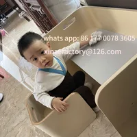 Customizable children's baby table and chair set, study table children's desk simple home desk 5
