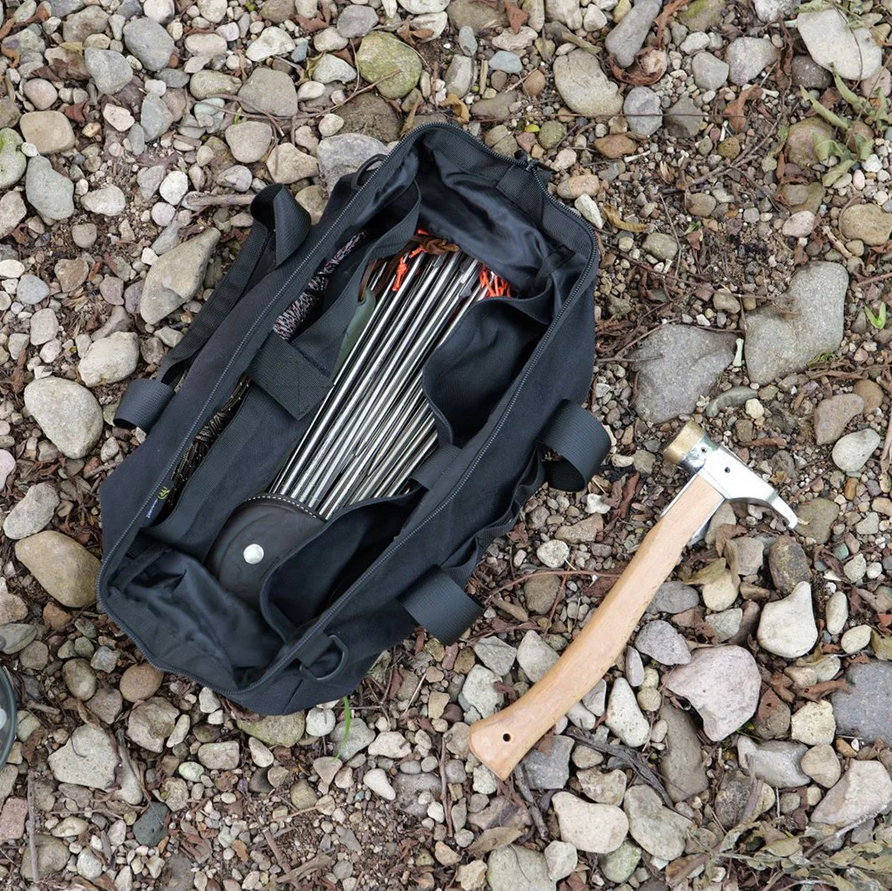 Deerest Camping Storage Bags Multifunctional Outdoor Tool Storage Bag Collapsible Hiking Travel Lamp Meal Bag Camping Supplies