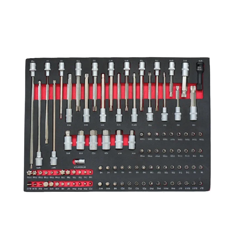 YyhcTool Box258 Pcs Professional Chrome Vanadium Mechanical Tool Set Box For Auto Repair Herramientas General 4
