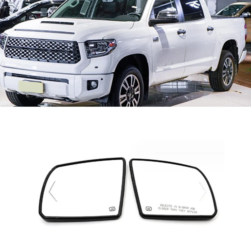 

Rearview Mirror Glass With Turn Signal Light Belt For Toyota Sequoia 2007-2020 Car Accessories