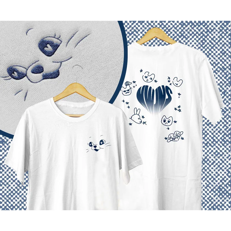 

Футболка NewJeans с принтом кролика, модные милые футболки Kpop для мужчин и женщин, Корейская Повседневная хлопковая Футболка оверсайз с коротким рукавом, уличная одежда