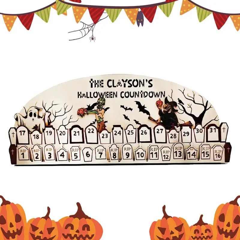 

Календарь с обратным отсчётом для Хэллоуина, 31 день