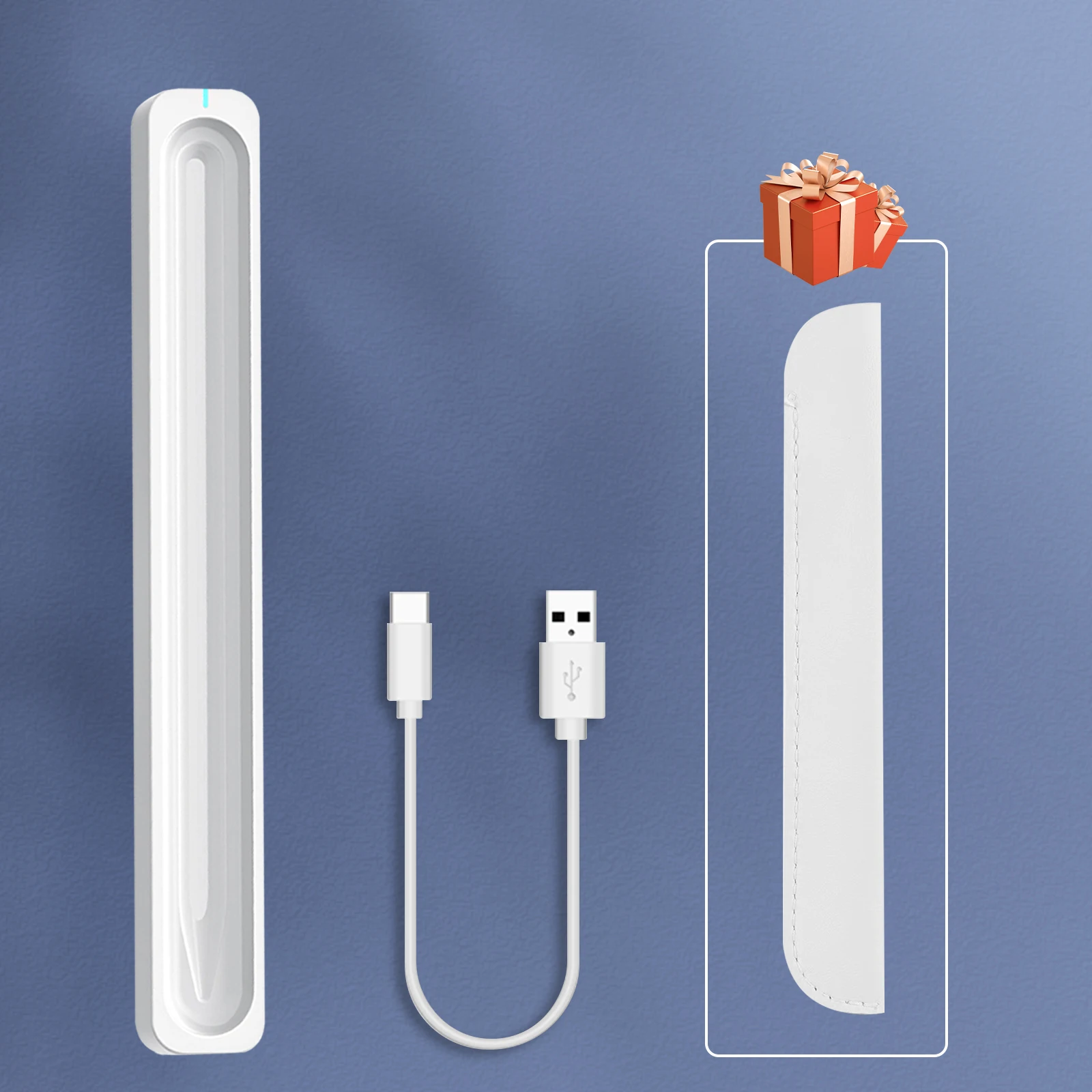 Carregador de Lápis sem Fio para Apple Pencil Case Carregamento Magnético para Apple Pencil Caixa de Carregamento Rápido - Imagem 3