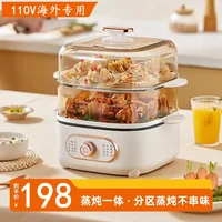 Folding 110V220V Voltage Electric Steamer, Electric Steamer, European and American Standard Fully Automatic Electric Boiler 1