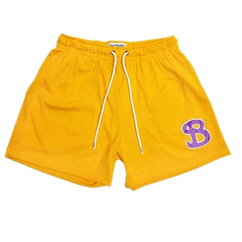 Men Casual pants gym shorts quick drying mesh Breathable shorts Men's running training short pants men outdoors sports pants 5