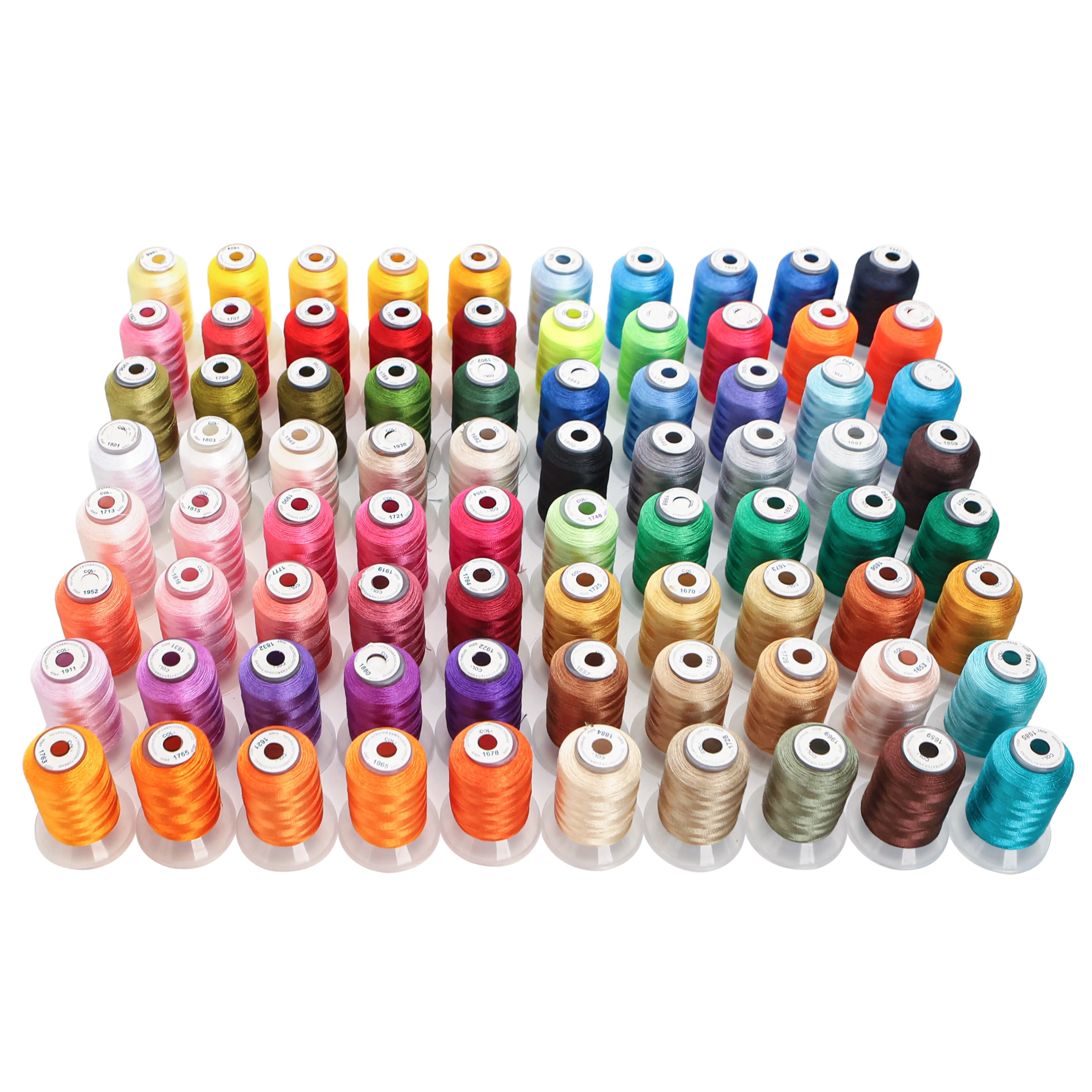Pson Set 12 Bobine Filo Da Cucito In Poliestere - 91,4 Mt Cadauna - Per Macchina E Handmade
