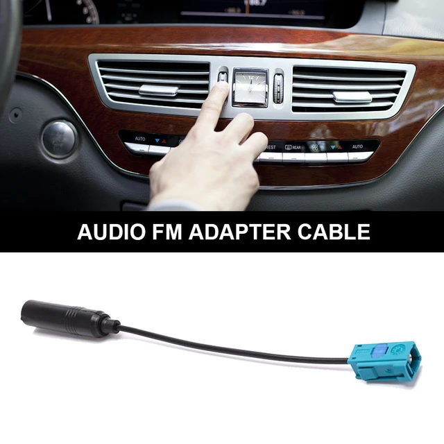 Câble adaptateur audio FM pour voiture, 12V, stéréo portable, mini radio,  antenne Fakra, ligne pour VW, Skoda, BMW - AliExpress