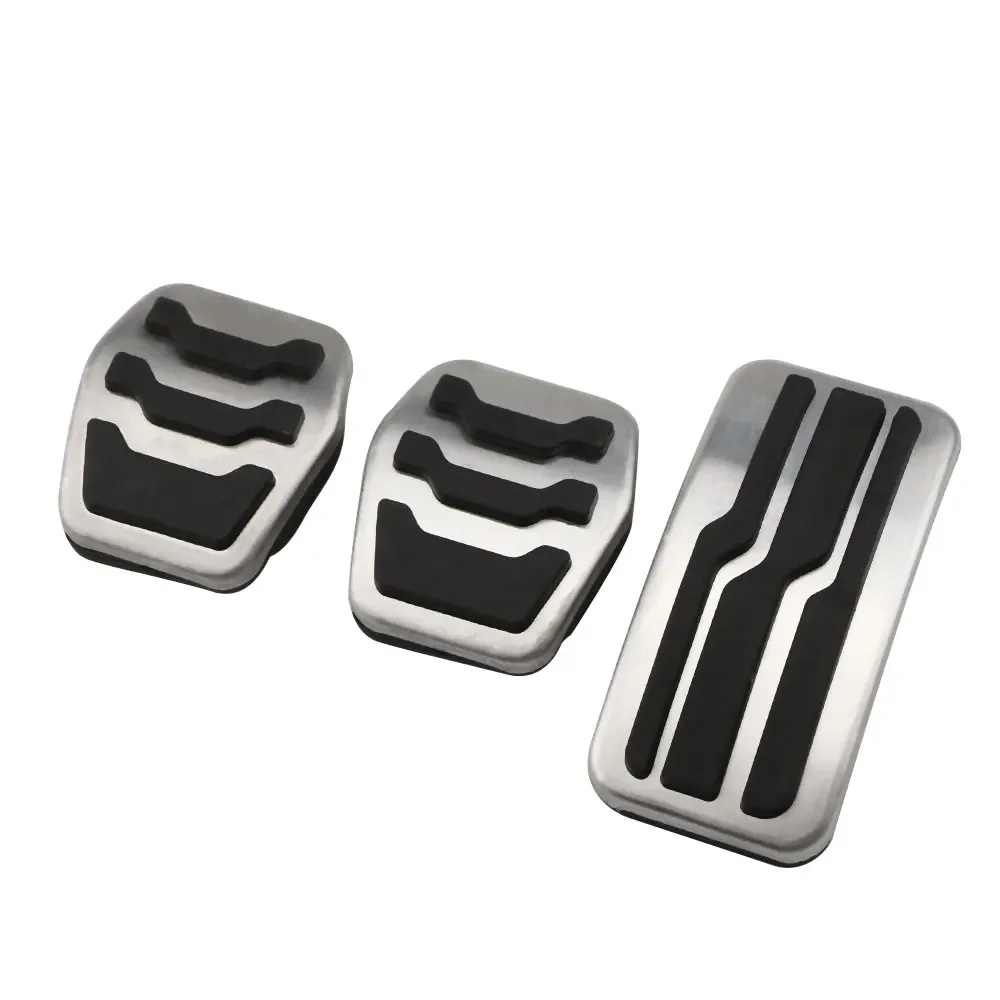Carmilla Stainless Steel Car Interior Gas Fuel Pedal Brake Pedals Cover for Ford Focus 2 3 4 MK2 MK3 MK4 2005-Accessories