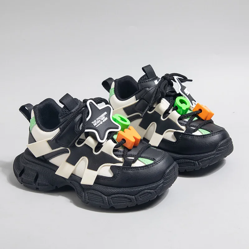 

Boys Girls Sneakers Lightweight Anti-Slip Breathable Comfort Sports Running Walking Shoes for Kids