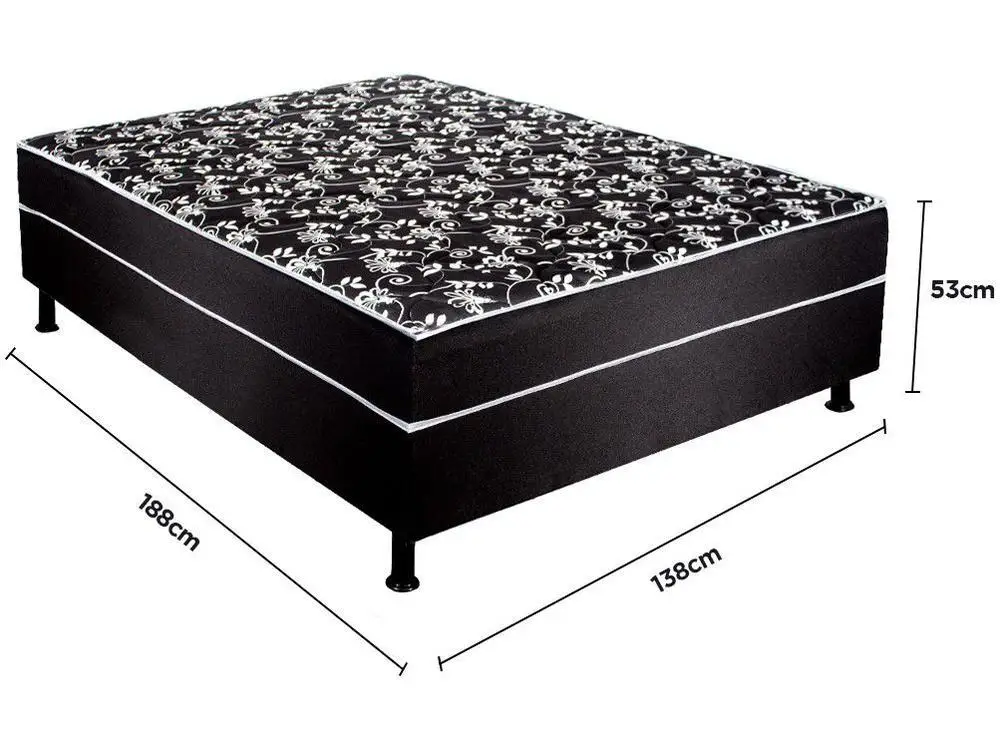 Cama Box Casal Aiam Colchões Conjugada 41cm de Altura Super Box D28 5