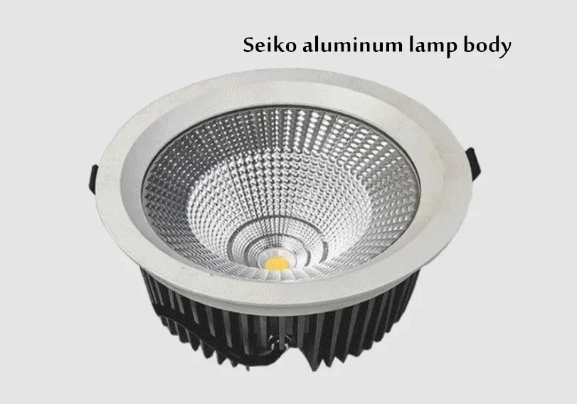 Embedded IP65 Waterproof Downlight 10W 15W 20W AC 90-260V COB Recessed Anti Fog Bathroom Kitchen Sauna Hotel Use LED Downlight