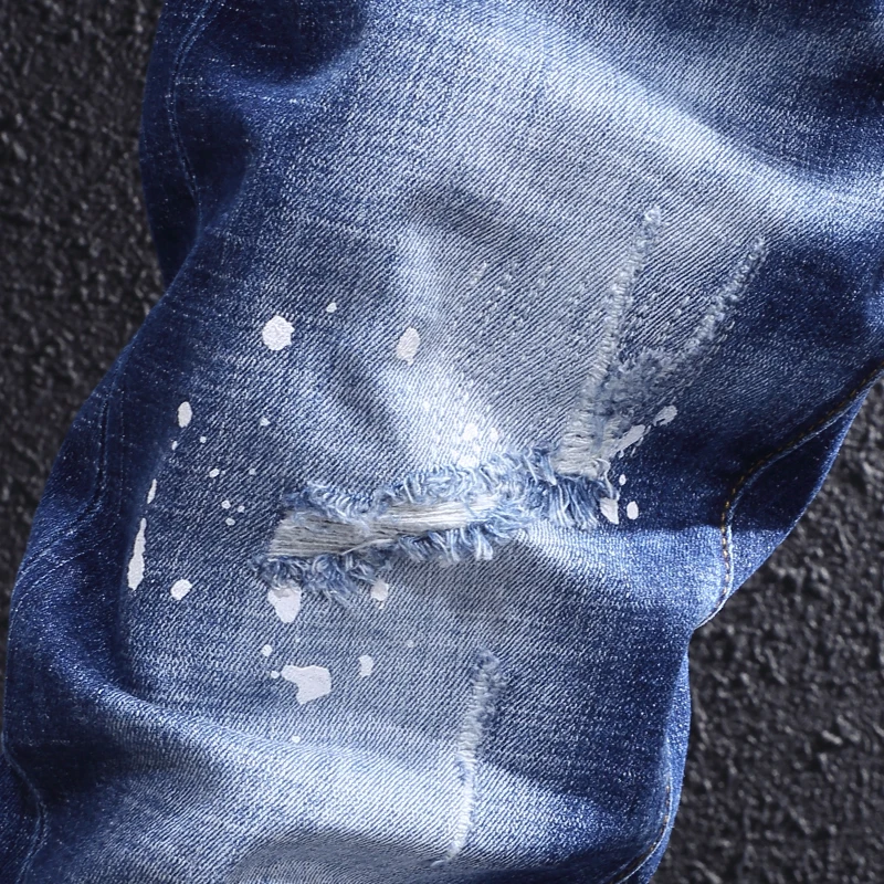 Рисунок 6 - Джинсы мужские зауженные рваные