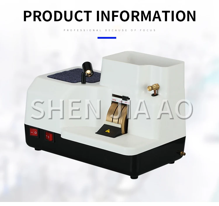 Optical Manual Lens Edger Hand Cutting Grinder Machine With 3 Wheels WB-3306B 18