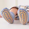 3Pairs/Lot Cotton Baby Anti-slip Socks For Boys Girls Low Cut Floor Kids Toddler Sock With Rubber Grips Socken For 0-6Years 6