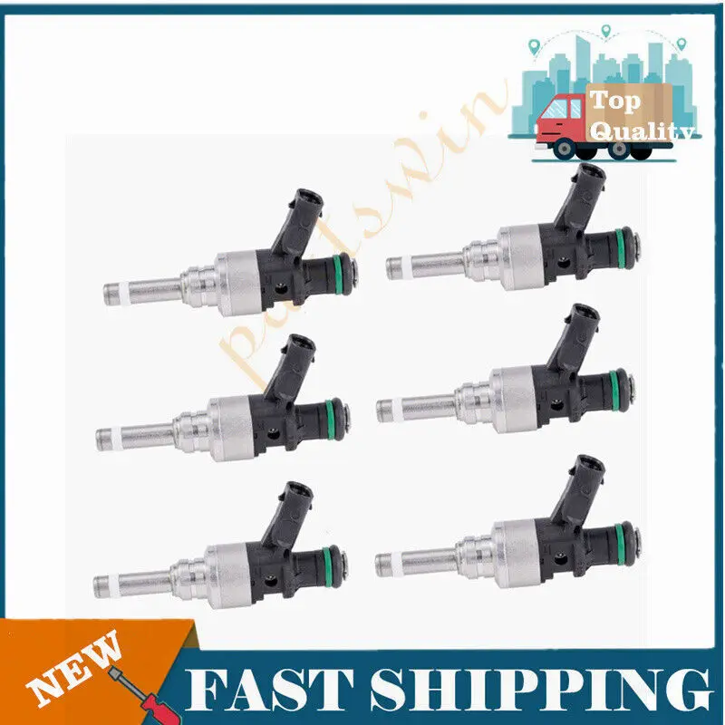 

6pc Fuel injector For Audi A4 A5 S4 S5 A6 A7 A8 Q5 Q7 VW Touareg 3.0 06E906036AL
