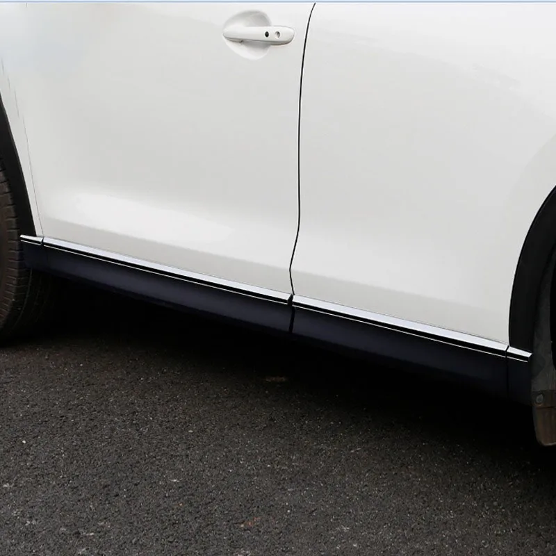 

For Mazda CX-5 2017 2018 Stainless Steel Car Body Trim Strip Stainless Steel Car Door Side Decoration Sticker
