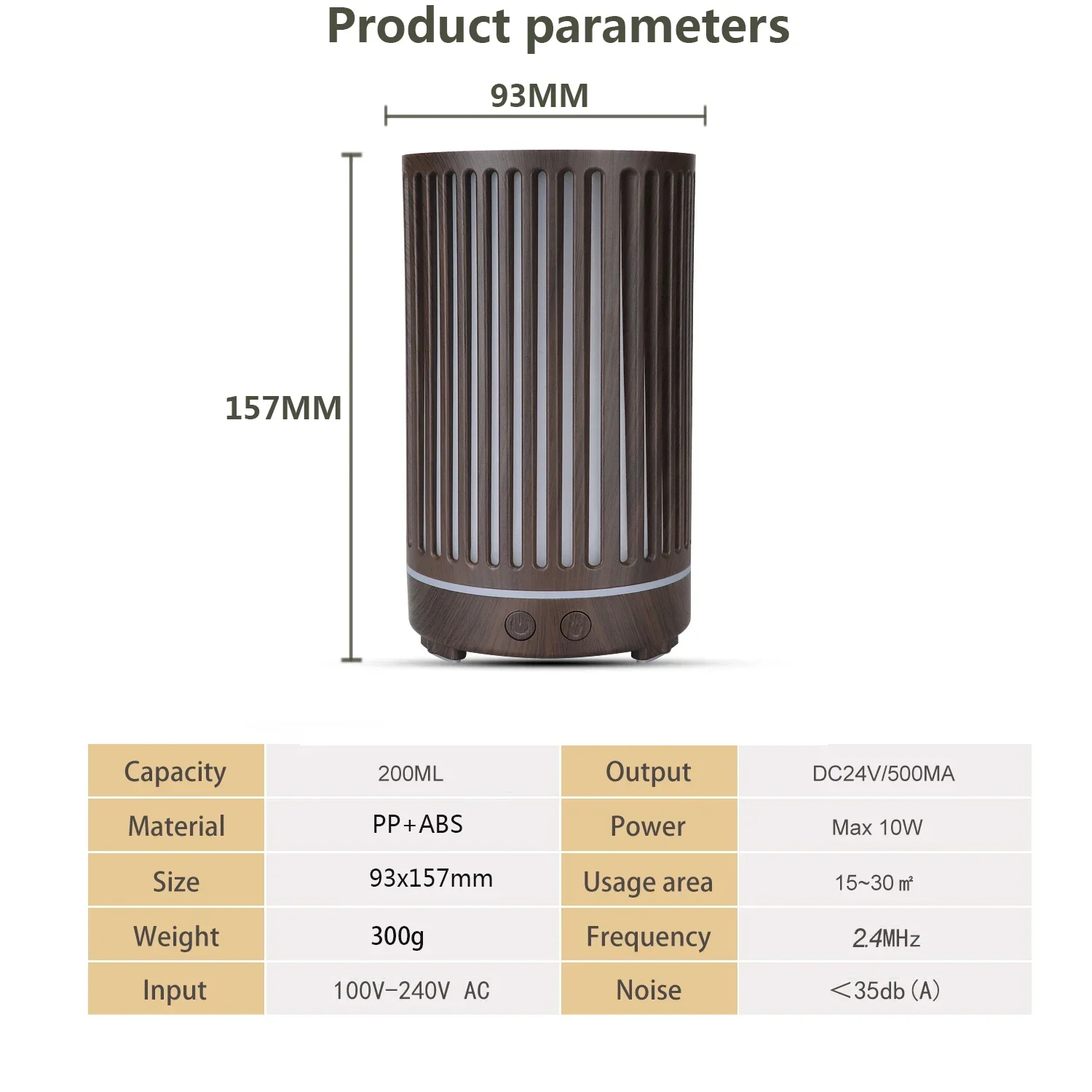 Smart TUYA APP Control 400ml Aroma Essential Oil Diffuser Humidifier Aromatherapy Machine Air Fresher_voghion.com