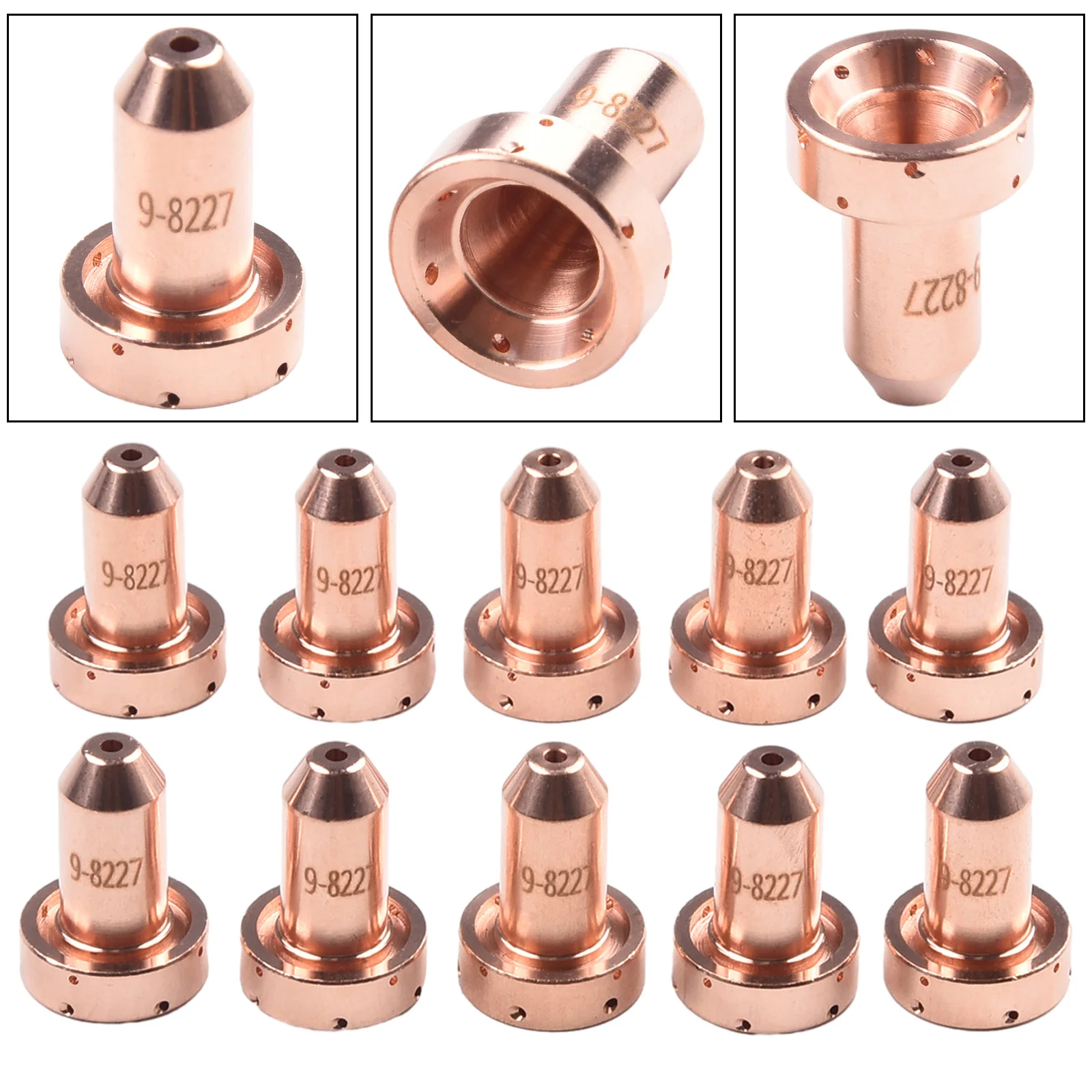 

10pcs 9 8227 Nozzle Plasma Gouging Tips for SL60SL100 Plasma Cutting Torch Compatible with Cutmaster A Series Power Supplies