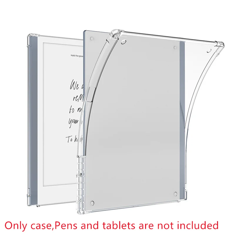 Transparent TPU Protective Case with Pen Slot - Soft Cover