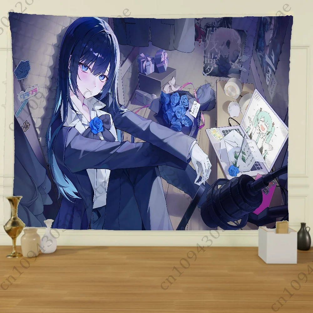 Ado Japanese Singer Tapestry Creative Pattern Photo Living Room Wall Art Tapestry Decor Party Outdoor Decorate Banners
